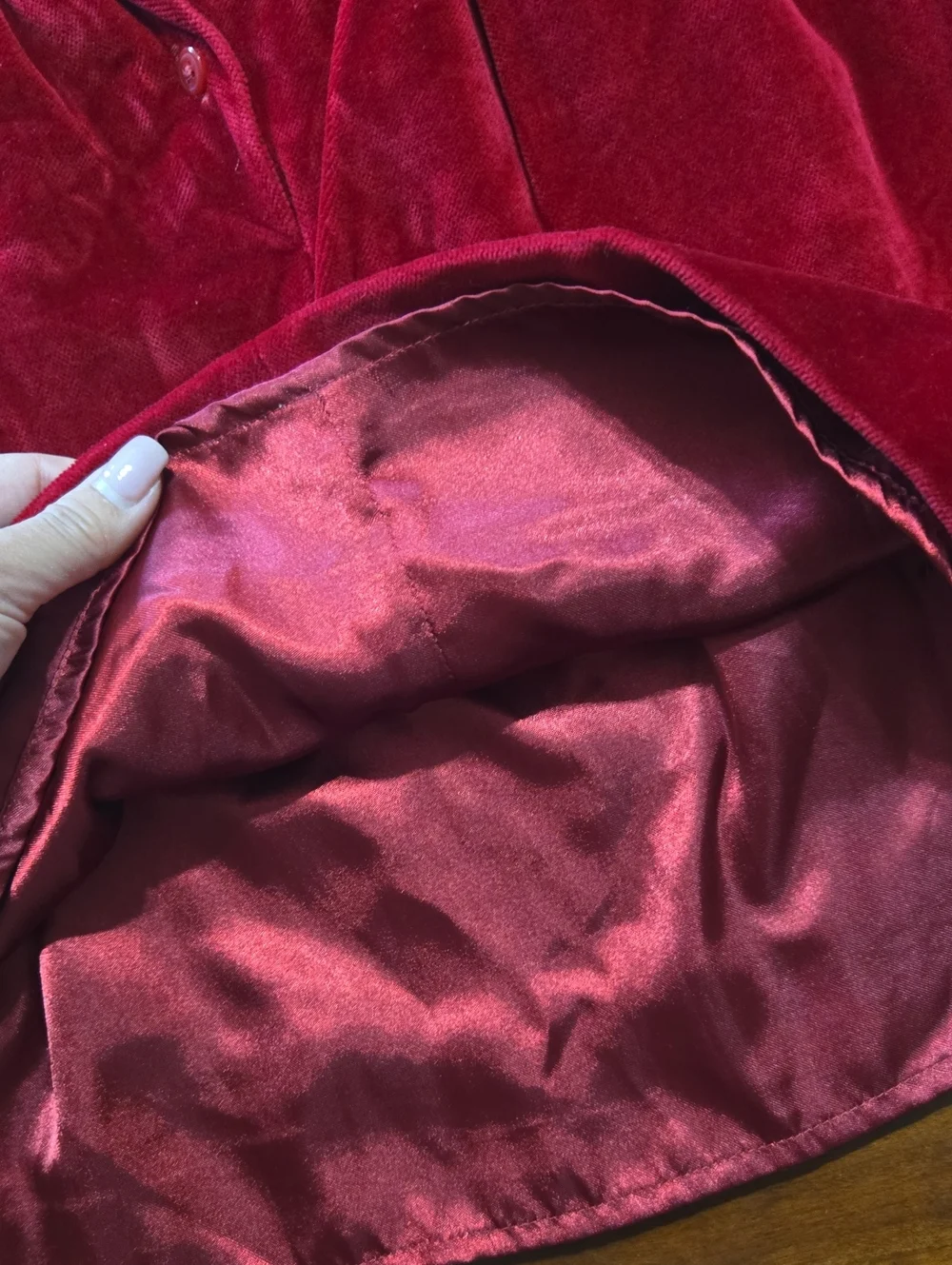GAP Toddler Red Velvet Dress 2t